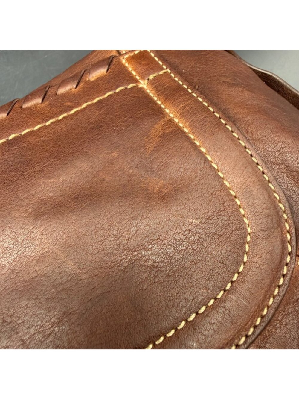 Vintage Y2K Coach Purse Ergo Belted Flap Brown Leather Horse Bit Shoulder Bag - Picture 11 of 16